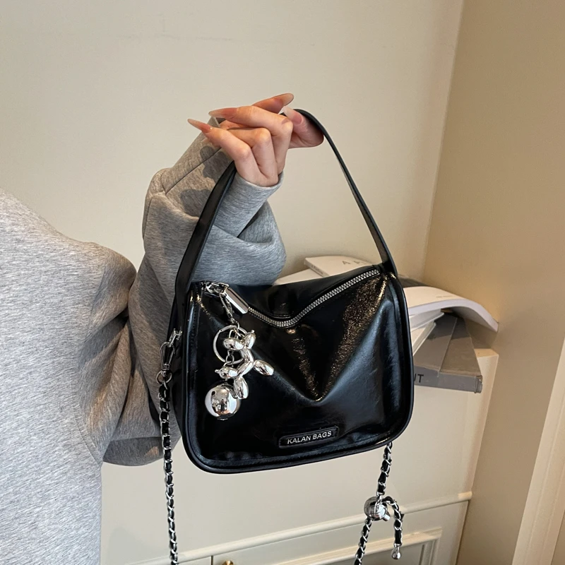 包包女款手提包便携包链条斜挎包韩版休闲单肩包小包包通勤小方包