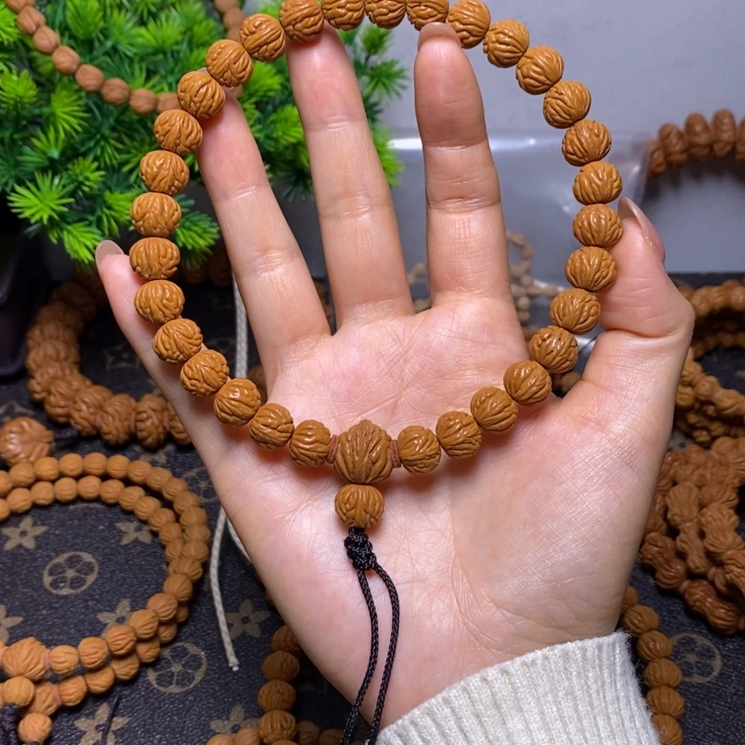 好***饭手串桃核秦岭桃核