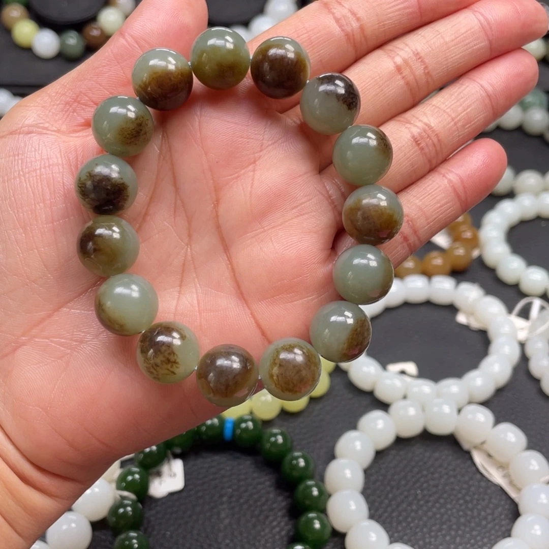 和田玉未镶嵌手链