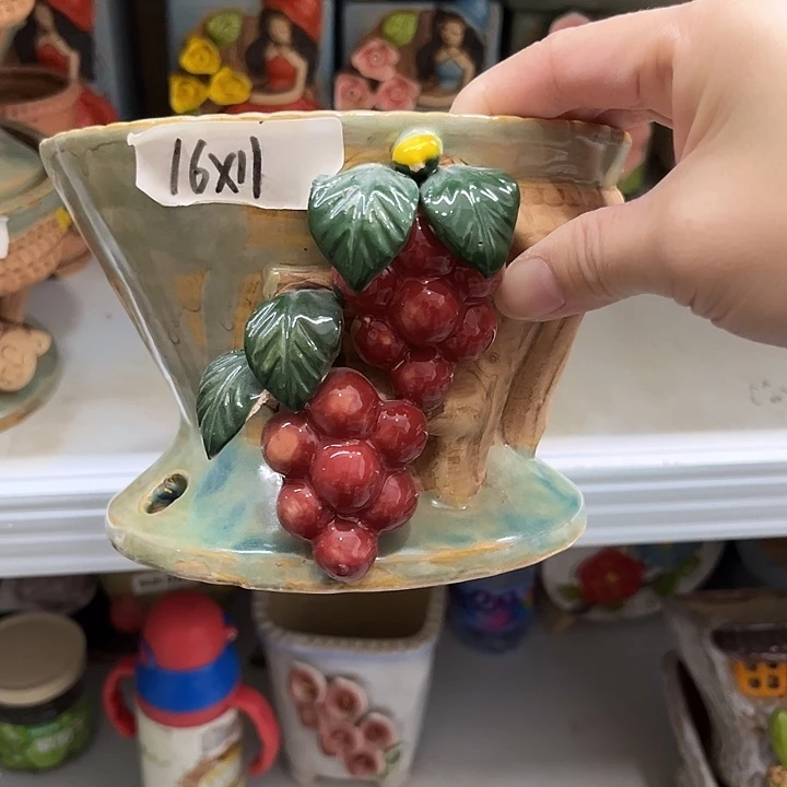 粗陶材质多肉花盆