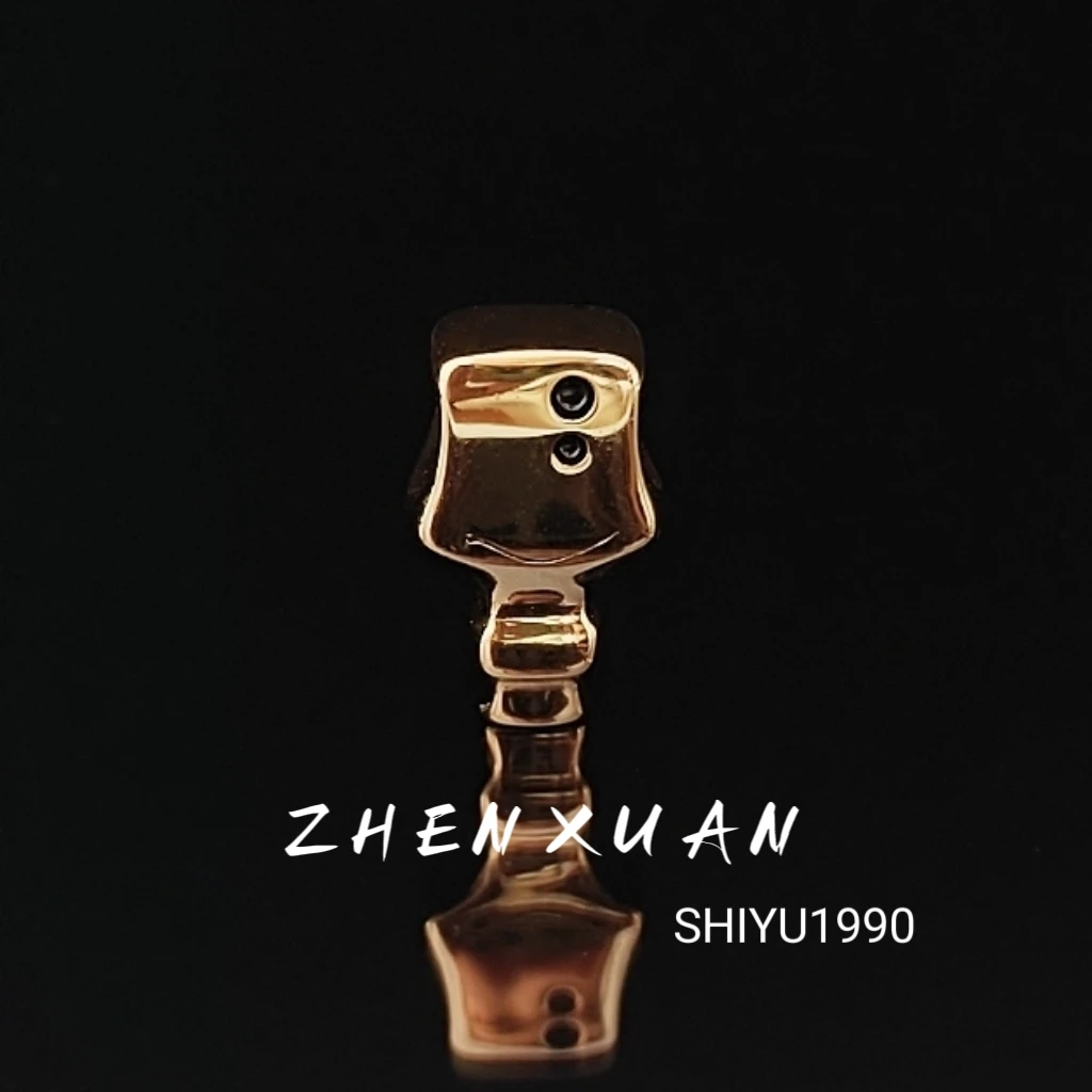洗主三通二黑点款12*6*21mm一套文玩配饰(非布朗熊喜主)