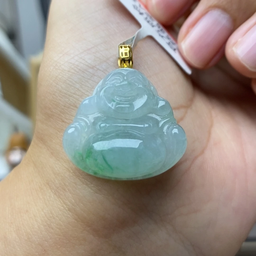 【闪购商品】颈饰18K金镶嵌翡翠60