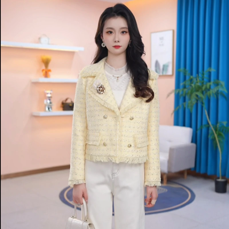 【外套】秋季时尚女神修身洋气宽松气质休闲百搭显瘦减龄外套女