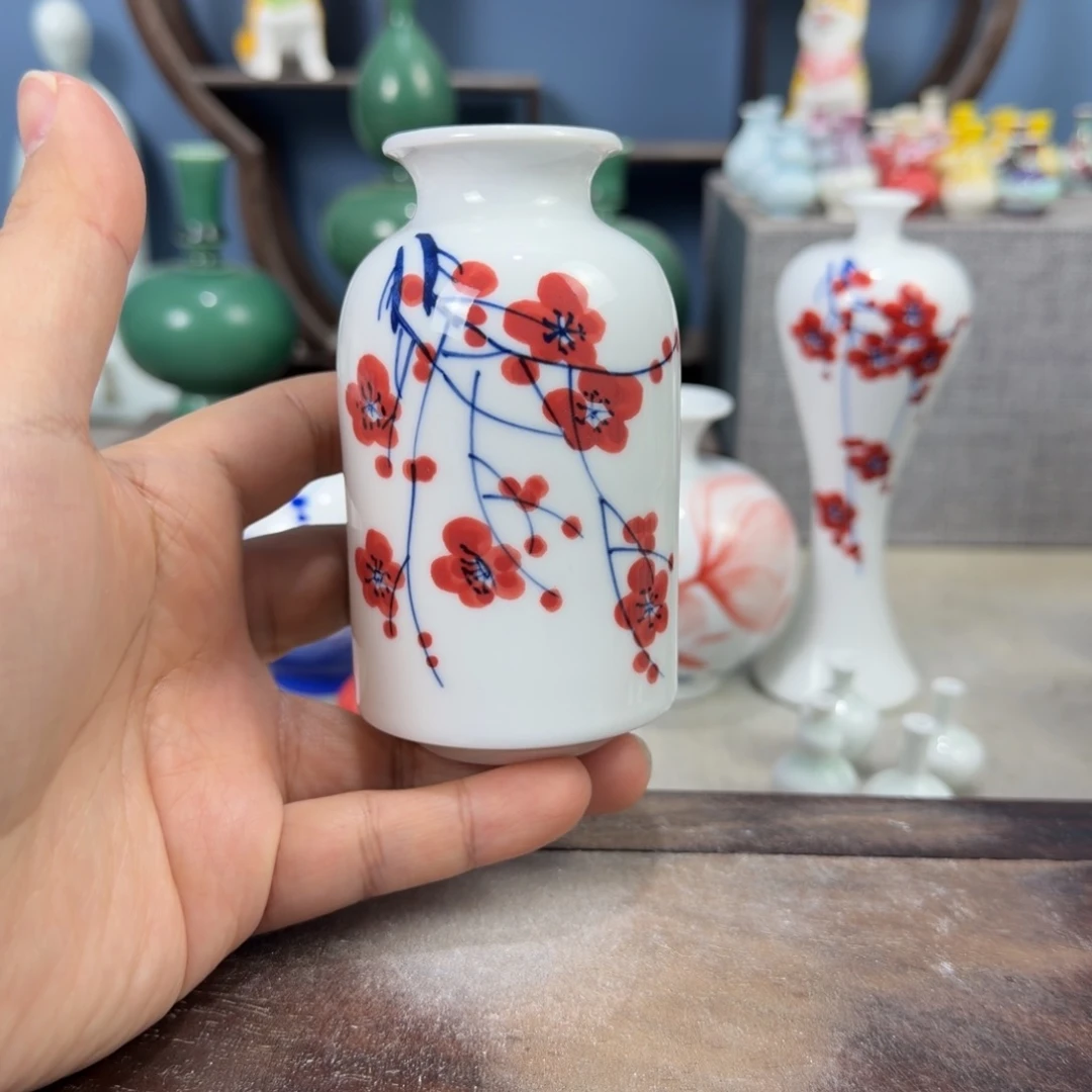 陶瓷手工小花器摆件