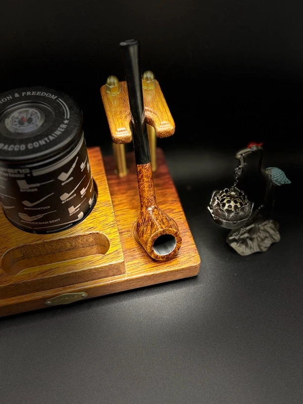 梦垚工作室手工3mm石楠木烟斗斗口18.2斗深36.2斗长159