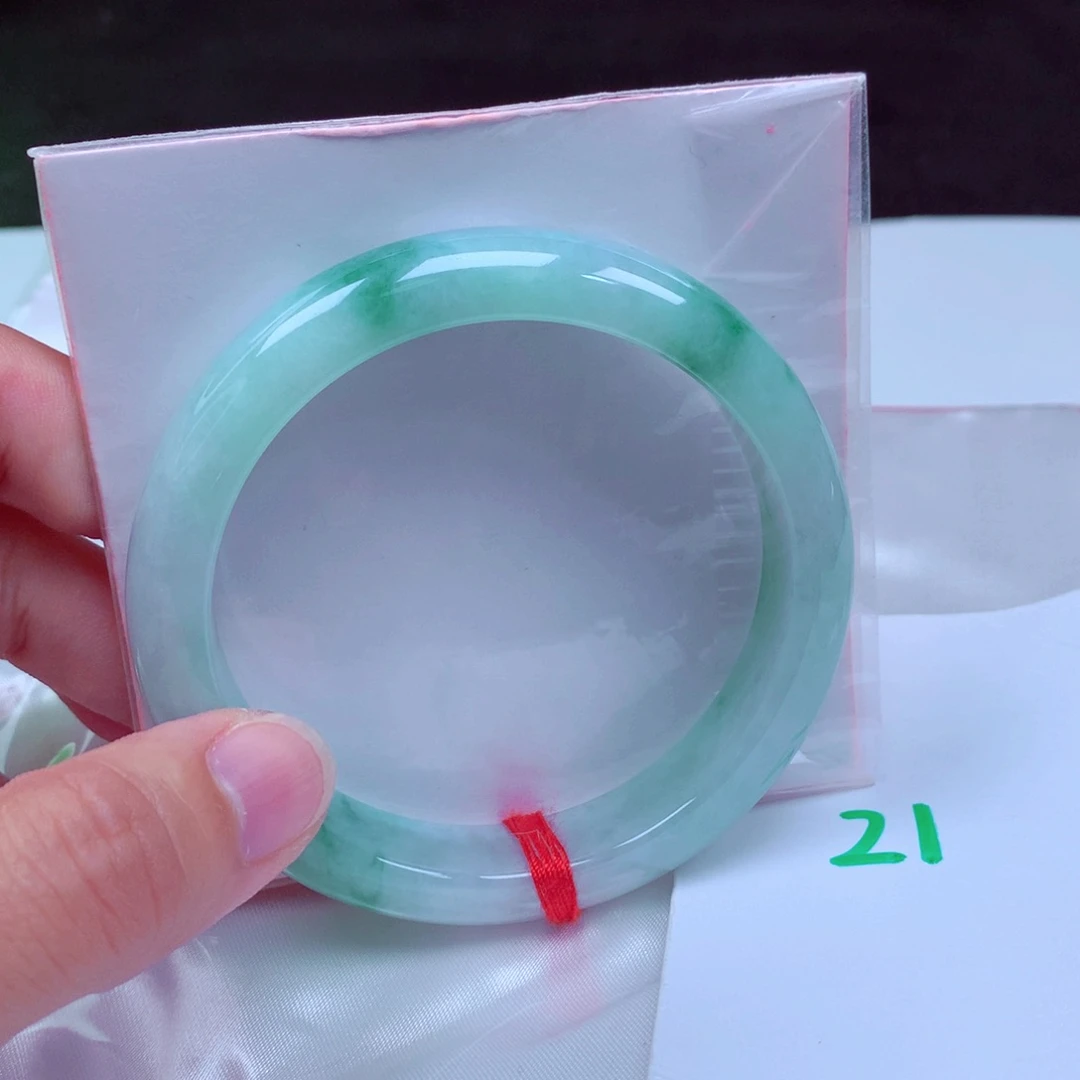 未镶嵌手镯翡翠缅甸天然A货翡翠手镯59.3