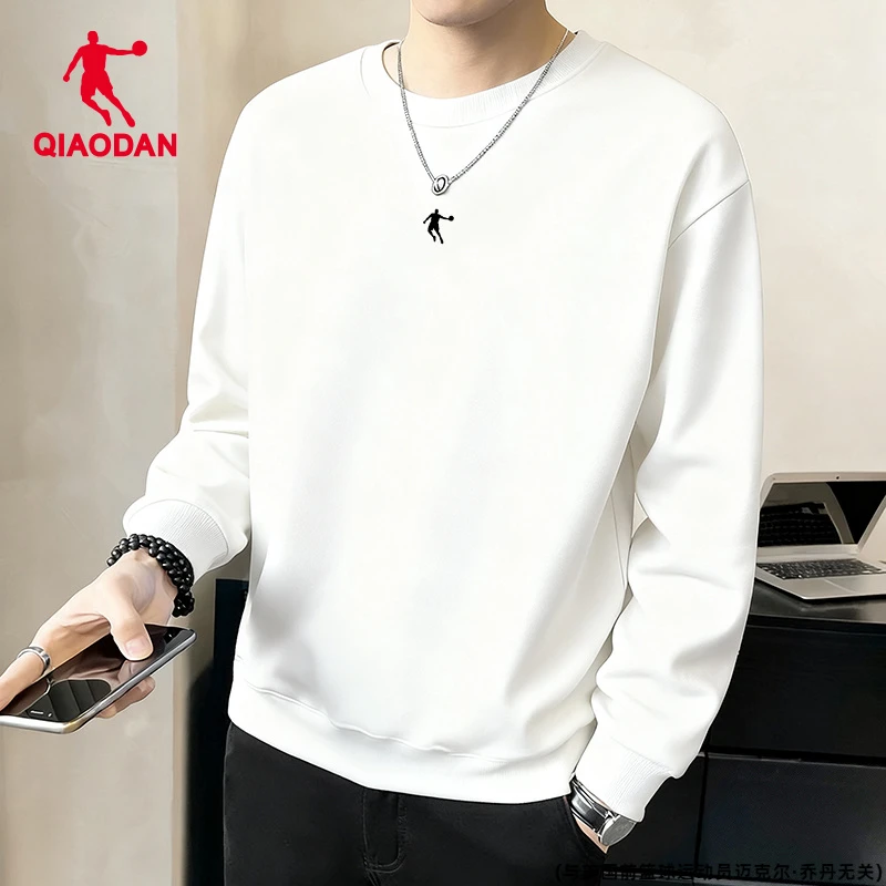 乔丹卫衣男款秋冬季2025新款官方宽松长袖t恤套头衫男士运动上衣