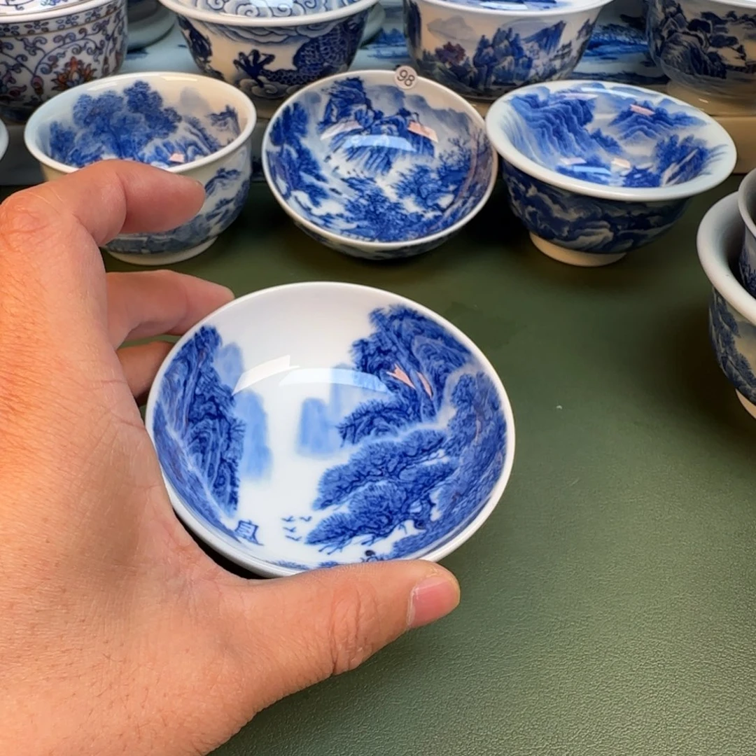 纯手工纯手绘茶具石头49