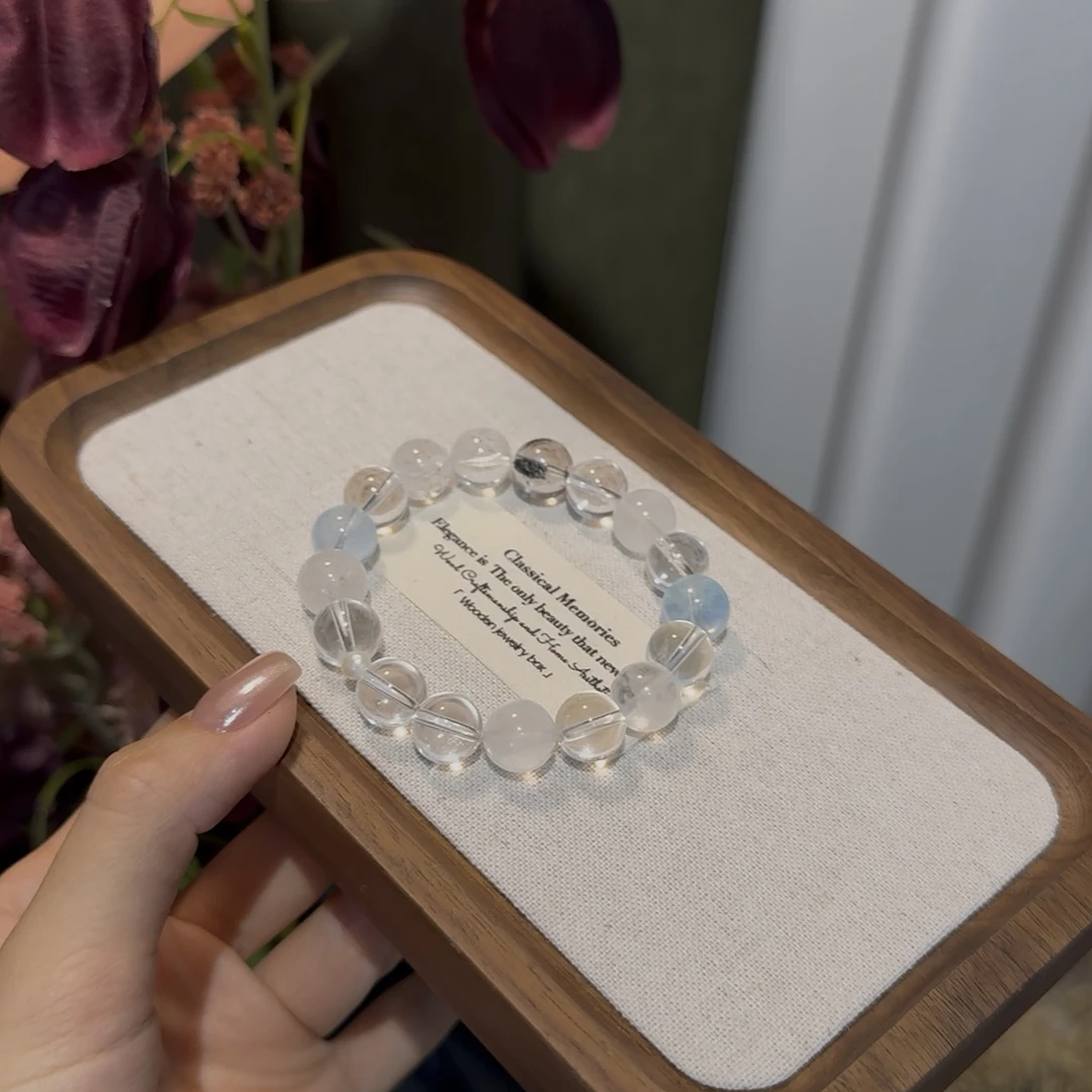 冯冯定制 气泡水DIY白色串珠10mm左右