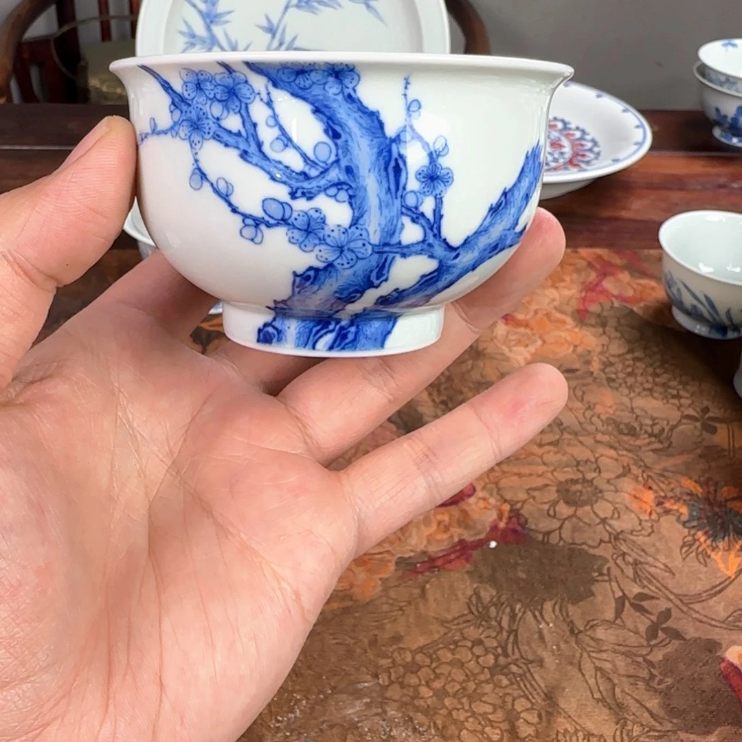 杯子景德镇手工手绘