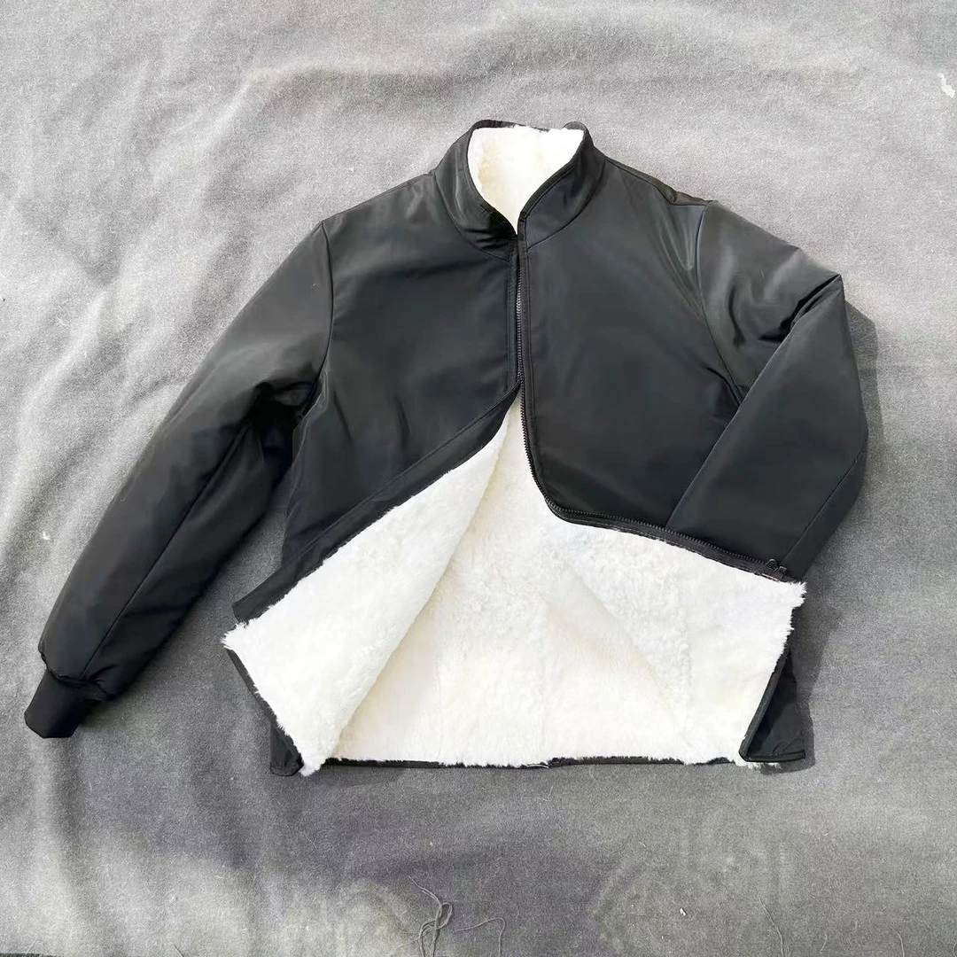 反季清仓加厚羊皮袄拼接绵羊皮毛棉衣保暖外套男女