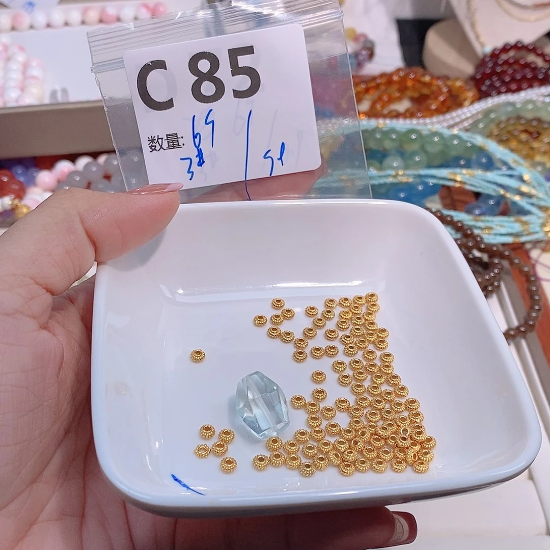 水晶珠宝半成品银S925镶嵌C85