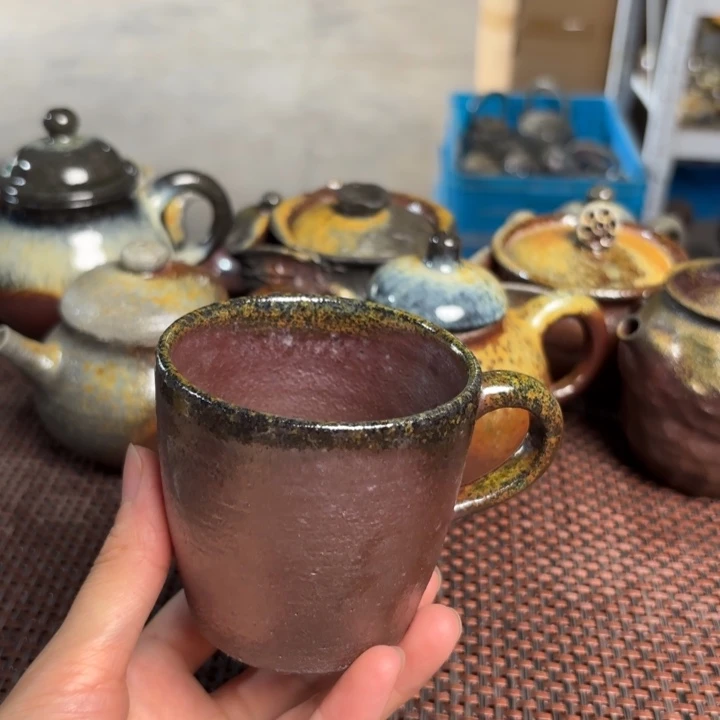 茶杯紫砂养彩马克杯170