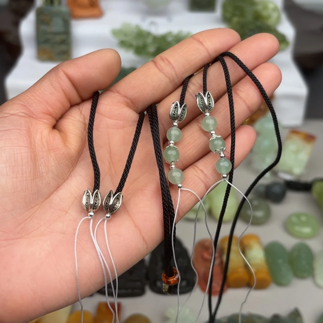 蛇纹石玉颈饰未镶嵌佩****吧