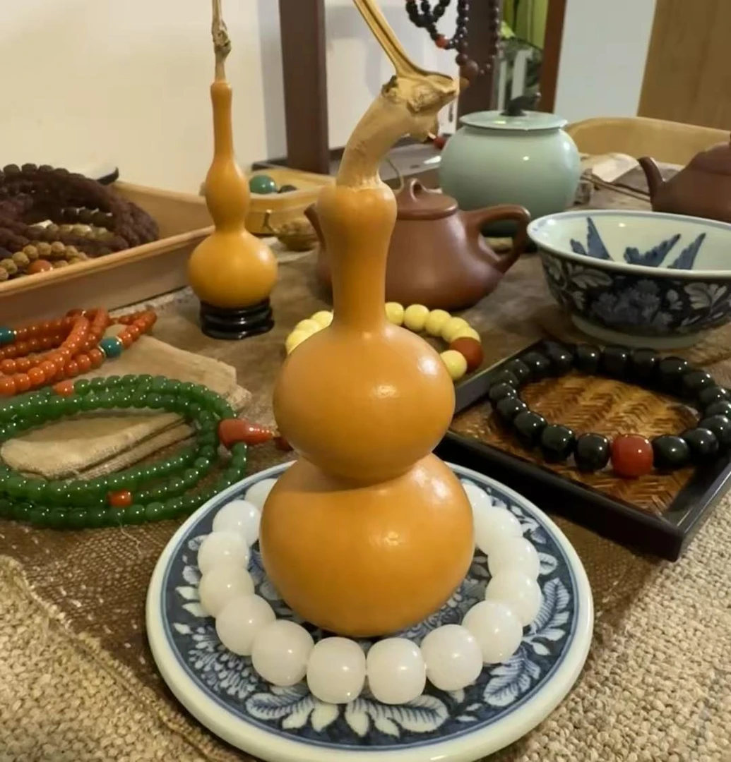 【小葫芦一物一拍链接】葫芦摆件葫芦手把件草里金钱袋子