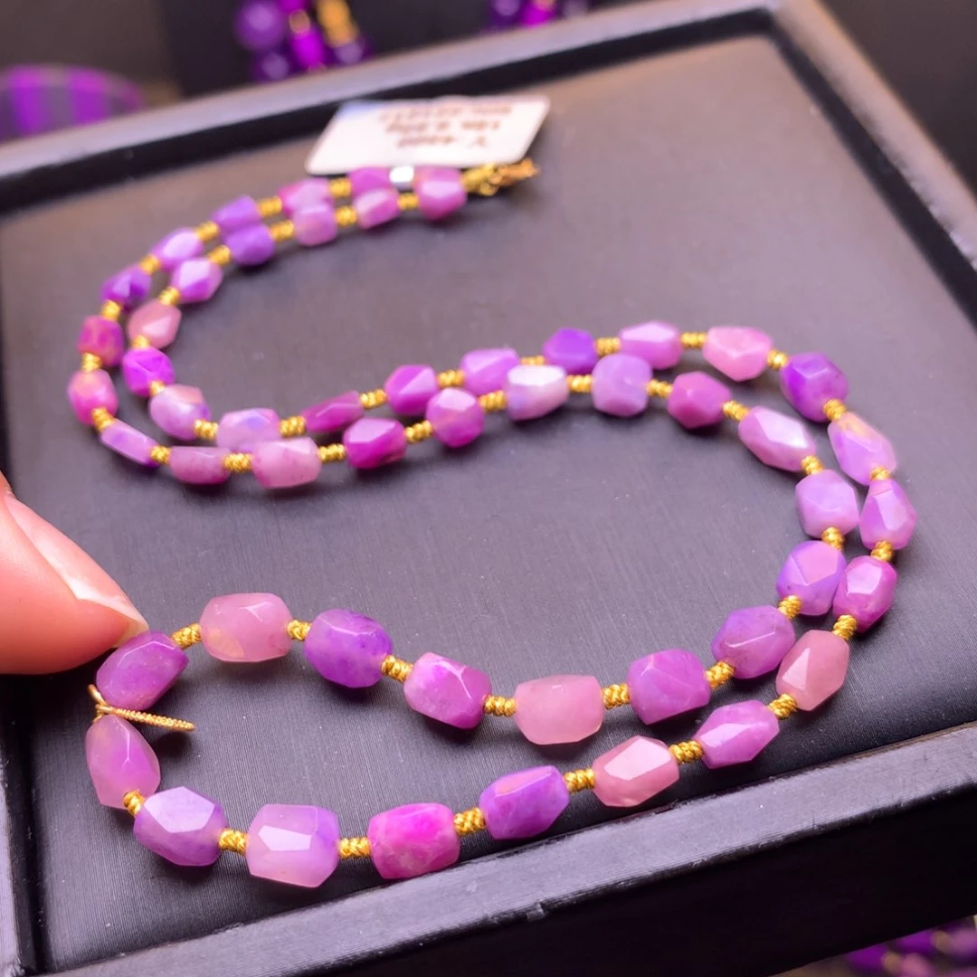 苏纪石（舒俱来）18K金镶嵌项链