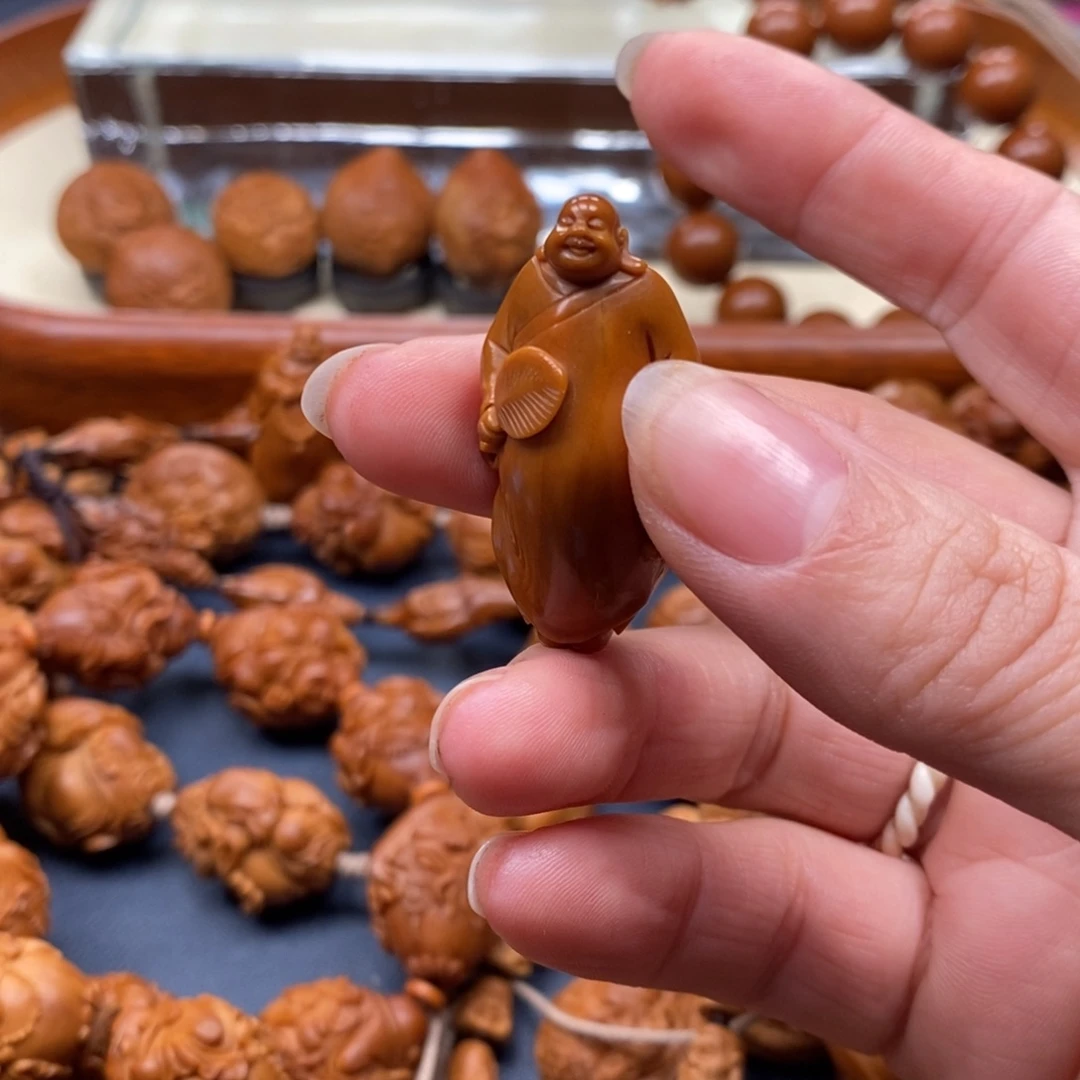 橄榄核手串/手链雪***子自在弥勒单子