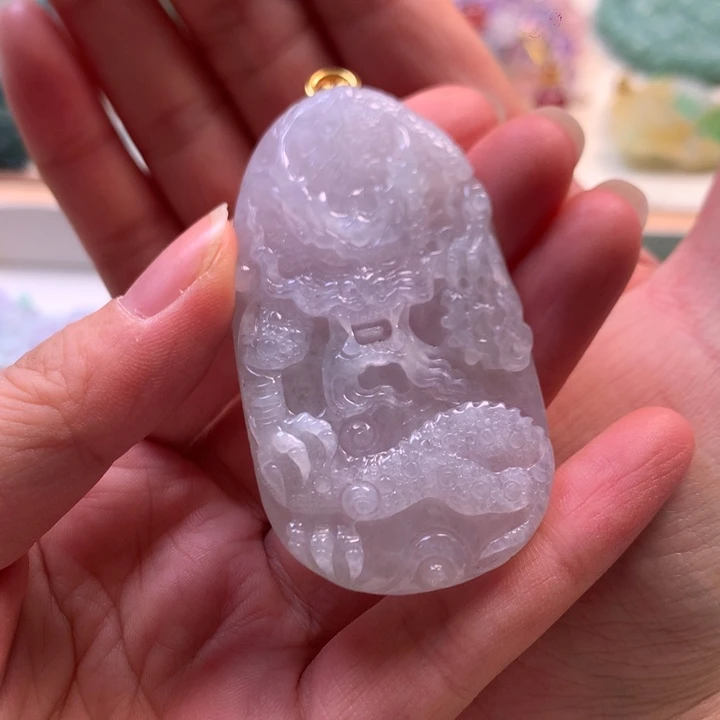 翡翠未镶嵌颈饰吊坠
