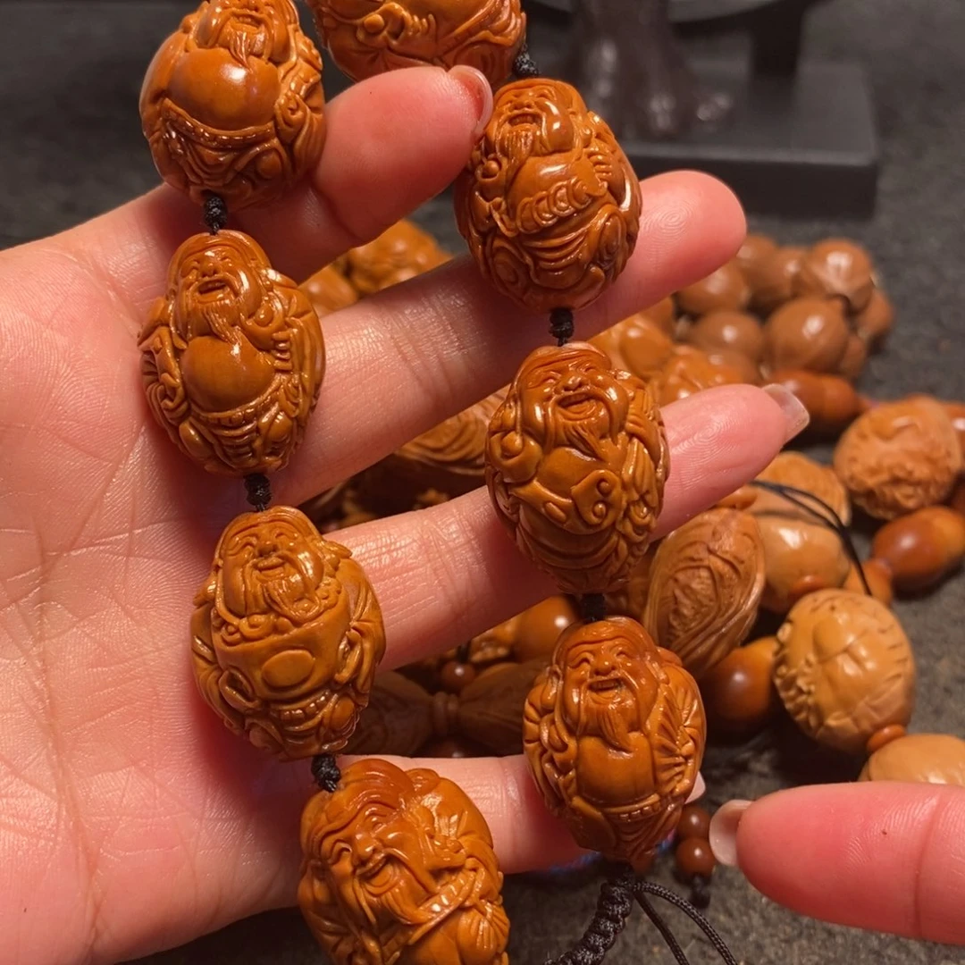手串/手链橄榄核财神爷