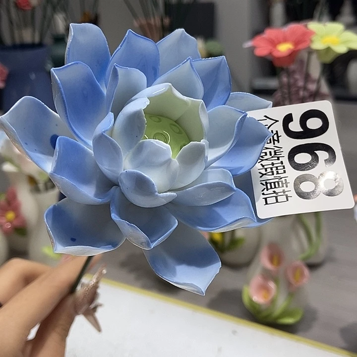 陶瓷纯手工捏花设计