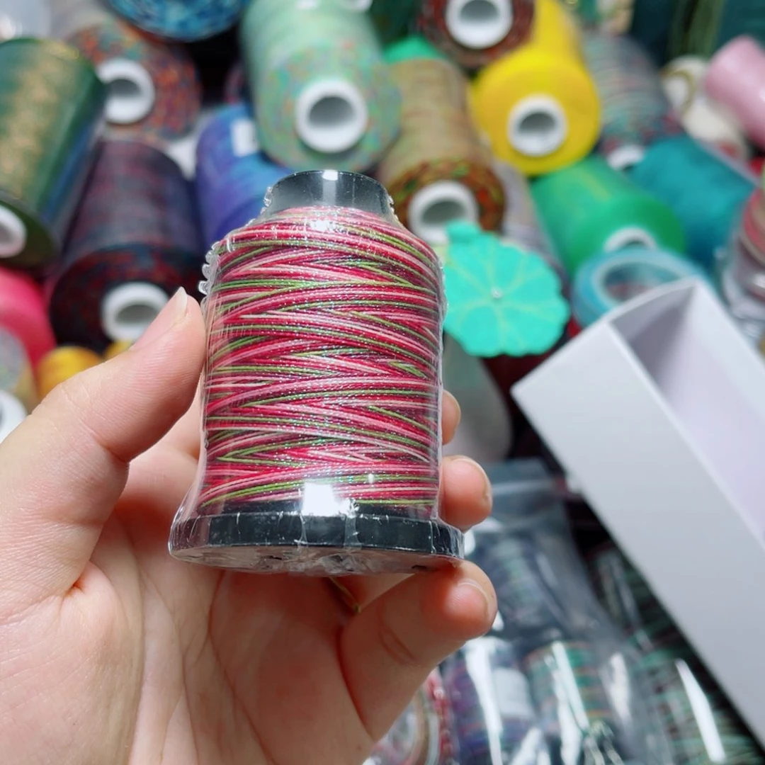 腈纶0.3星空段染蜡线40g梦碎夏夜