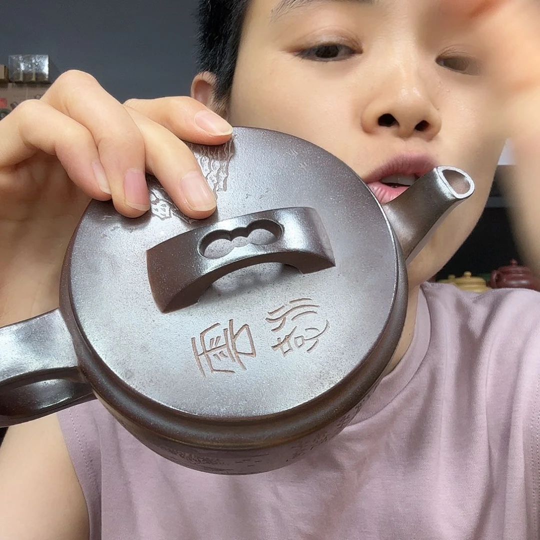 茶壶紫砂民间手艺人全手工制作
