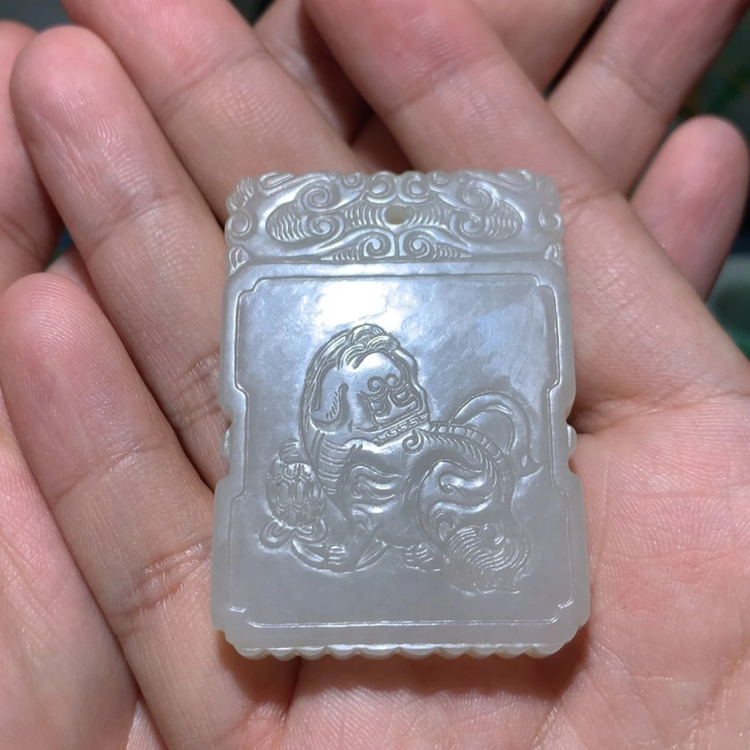 和田玉（糖玉）挂件未镶嵌?****?