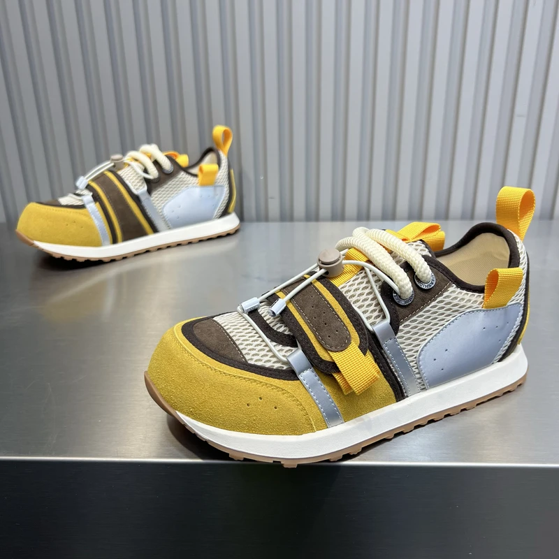 男士2025春夏新款时尚丑萌鞋百搭休闲鞋网面透气舒适潮流轻奢男鞋