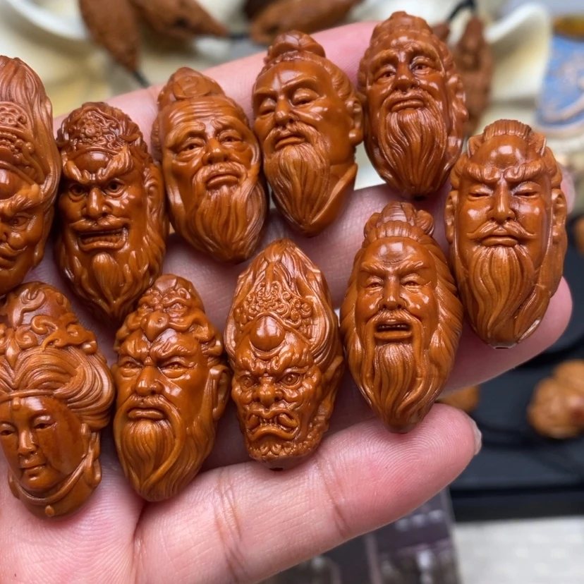 【闪购商品】橄榄核吊坠橄榄手工雕刻工艺