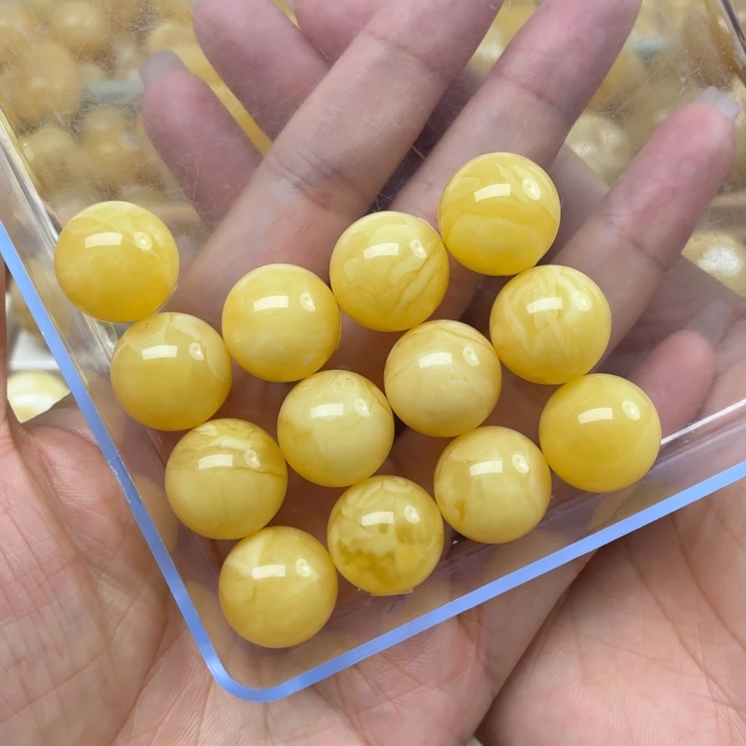 未镶嵌蜜蜡裸石16+蜜蜡手串