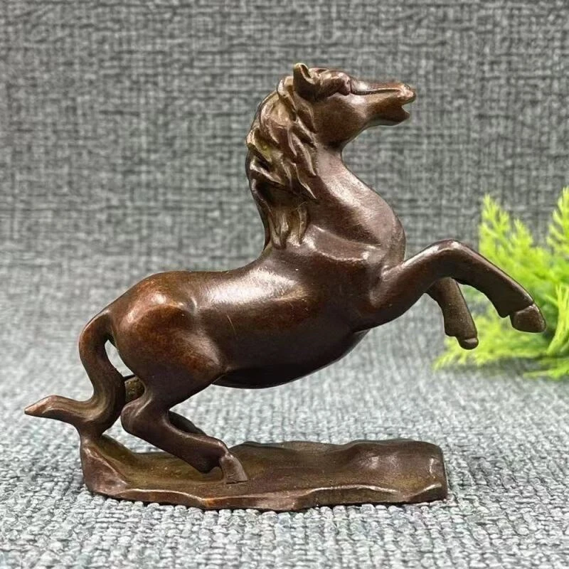 精工铜摆件荣宝斋马