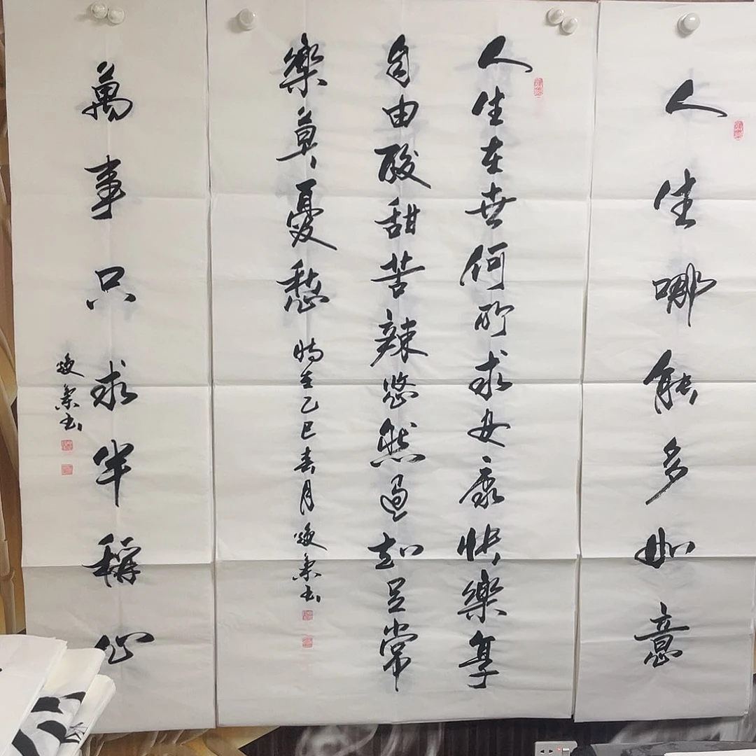 书法老师精品行书