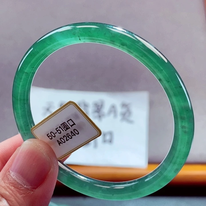 翡翠未镶嵌手镯翡翠手镯54