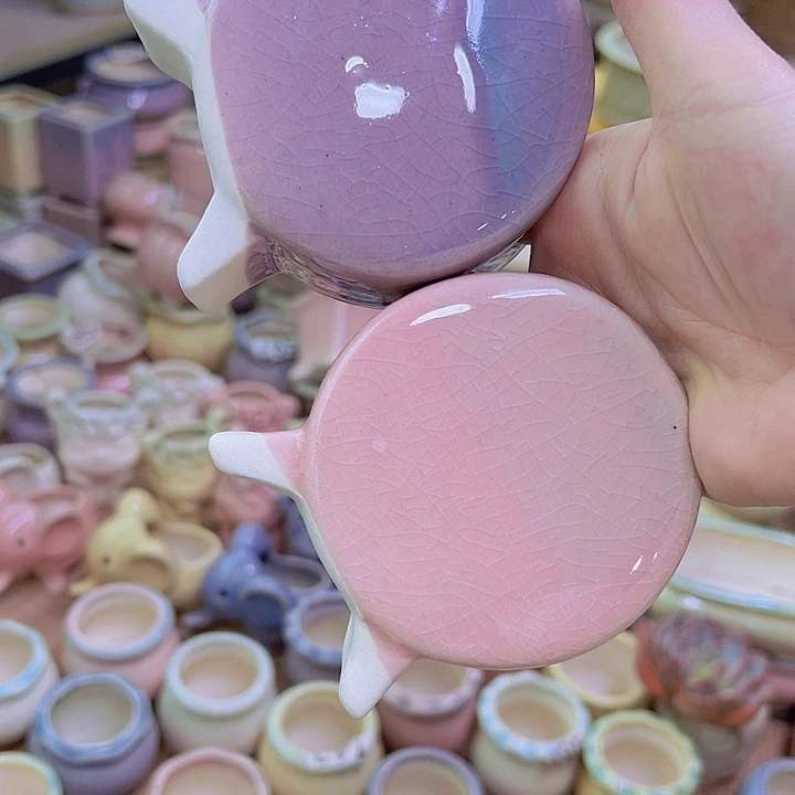 陶瓷花盆当场满12包邮