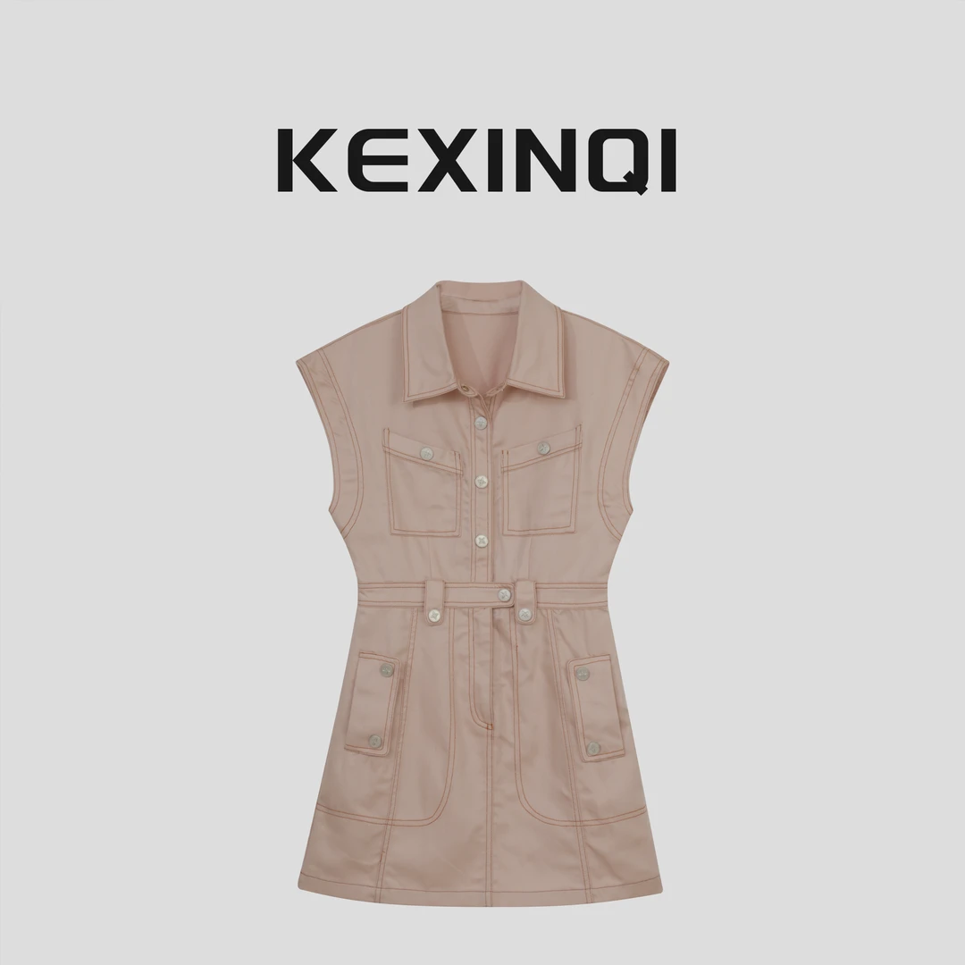 221  牛仔连衣裙 2024新款百搭休闲时尚薄连衣裙-246LQZKX20809