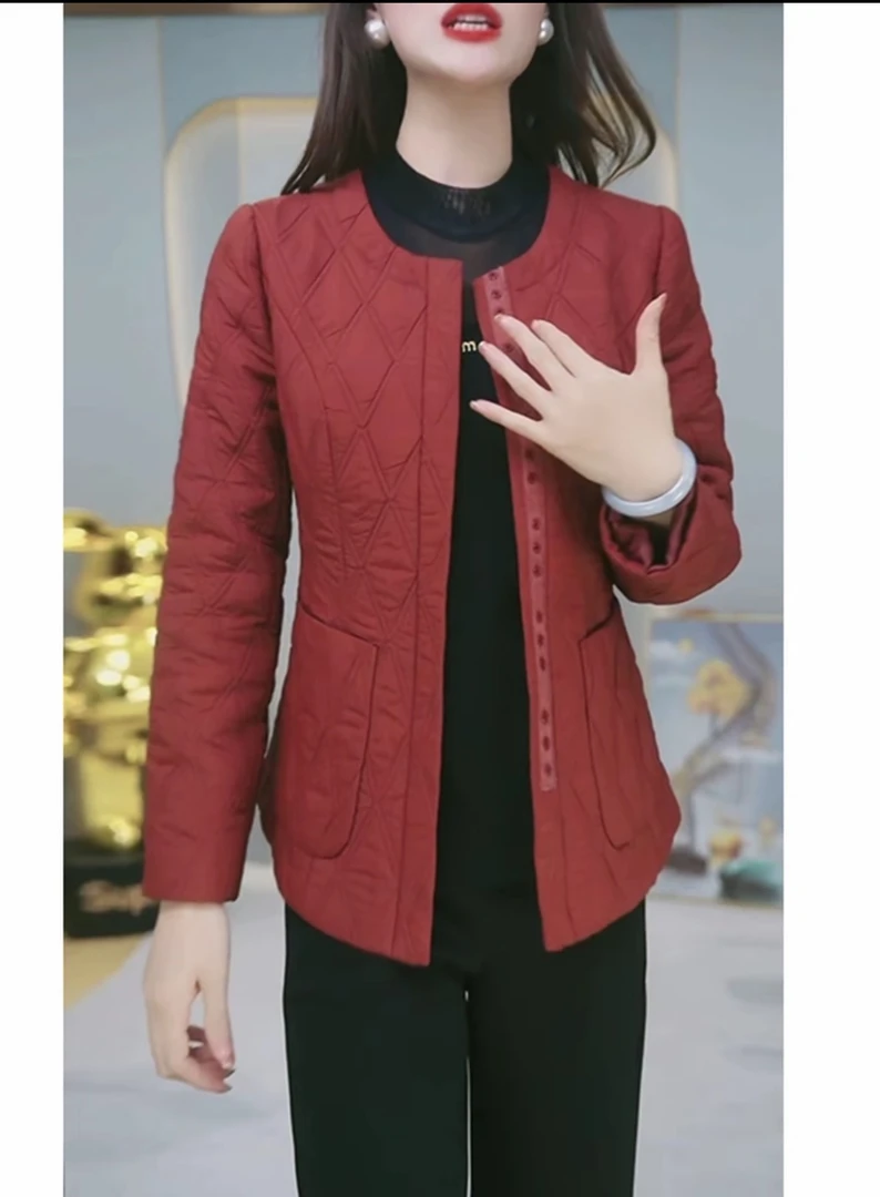 相思2025新款气质加厚保暖棉服外套D117大攸