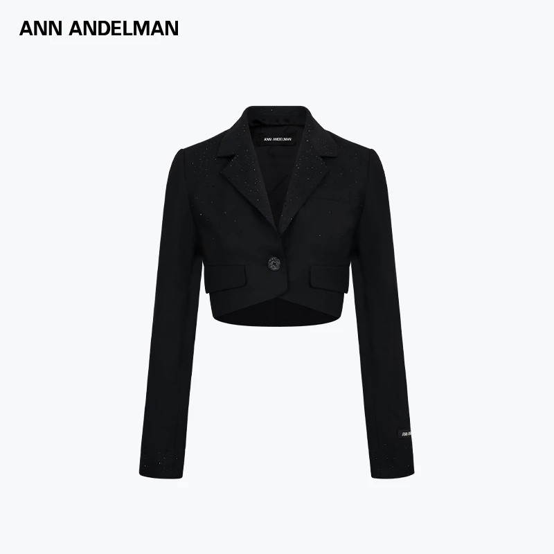 ANN ANDELMAN 25秋 时尚设计修身长袖银河系列短款西装