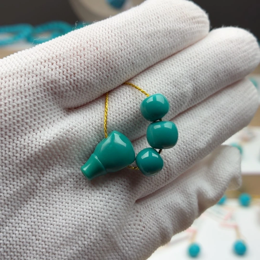 城***晏未镶嵌绿松石珠宝奇石