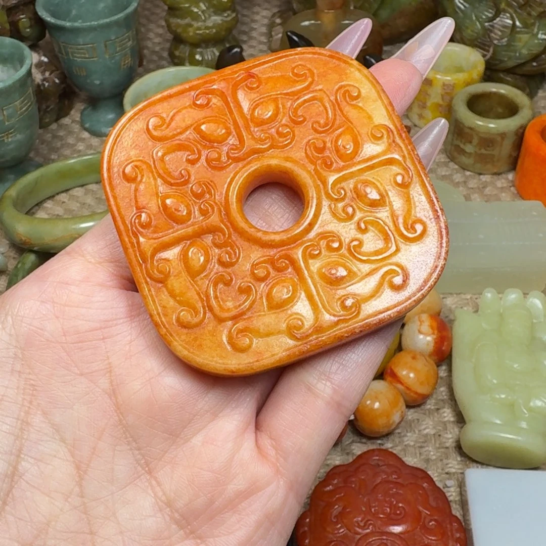 白玉菩提吊坠挂件