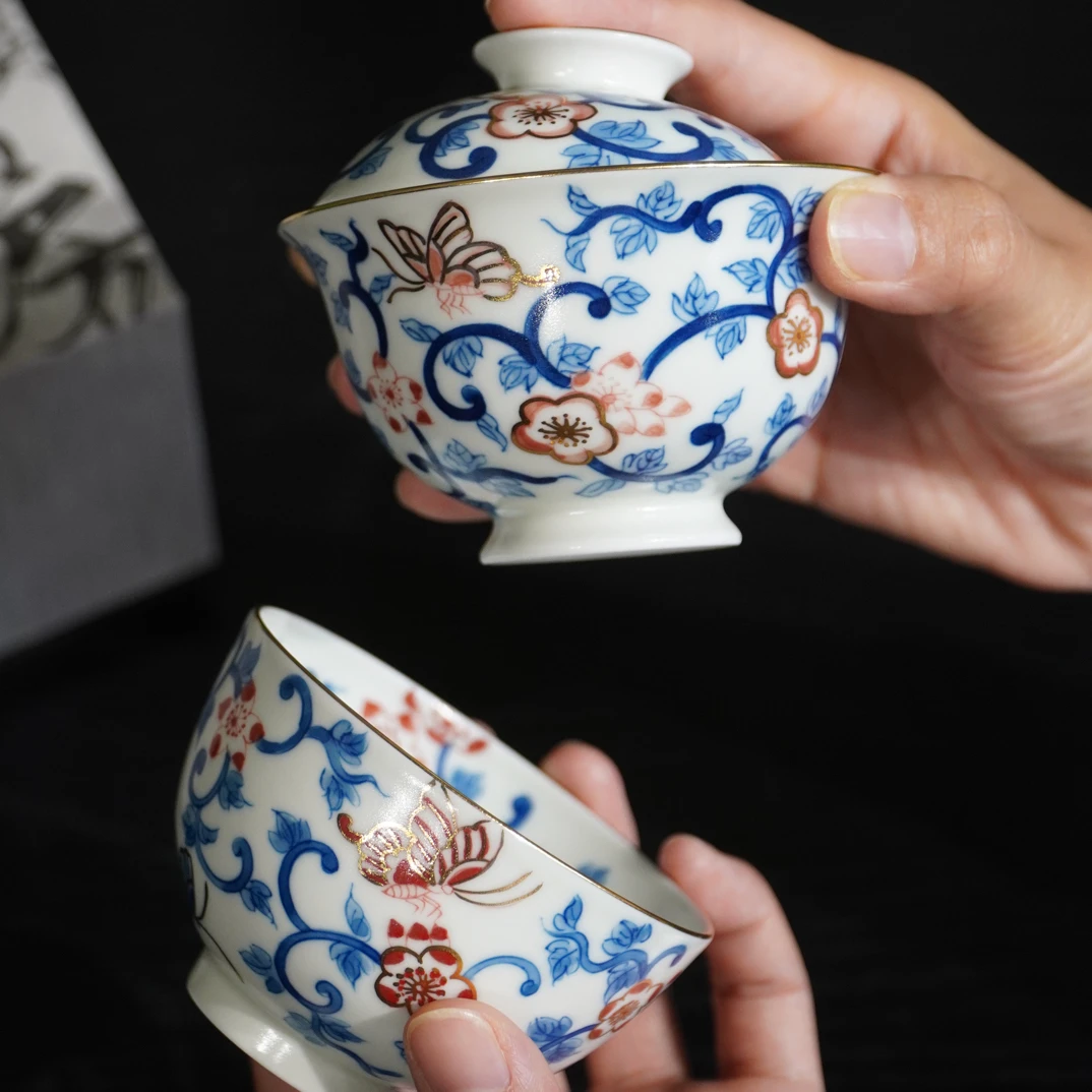 【雨溪山房】穿花蝴蝶两件套0105