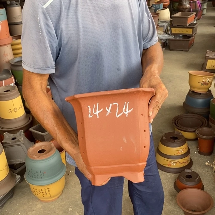 紫砂花盆紫砂花盆