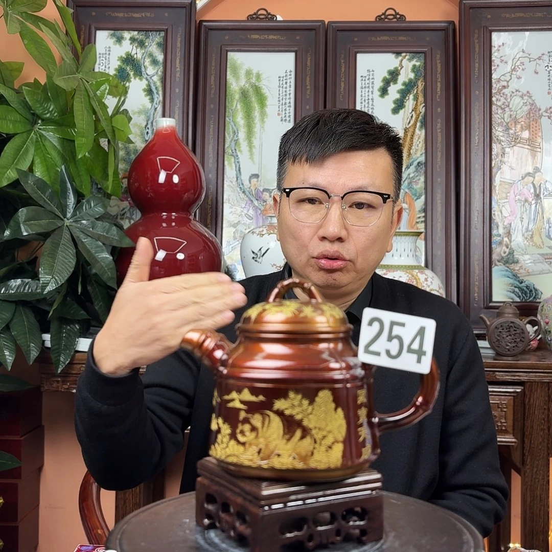 陶摆件景德镇陶瓷手工壶