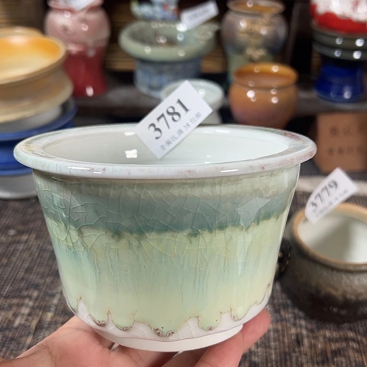 口10高8 手工花盆满30包邮