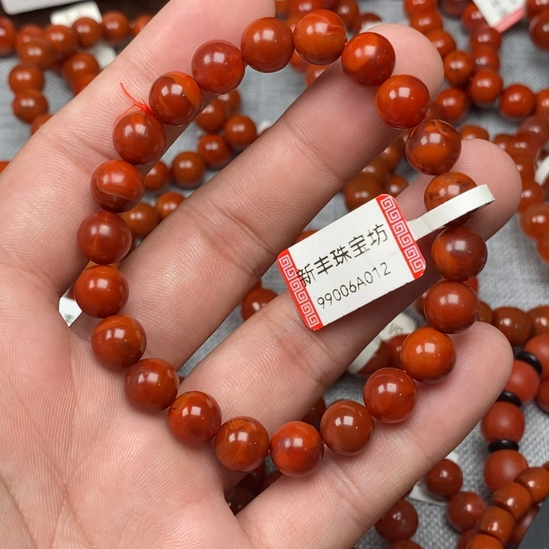 未镶嵌手串南红玛瑙9mm