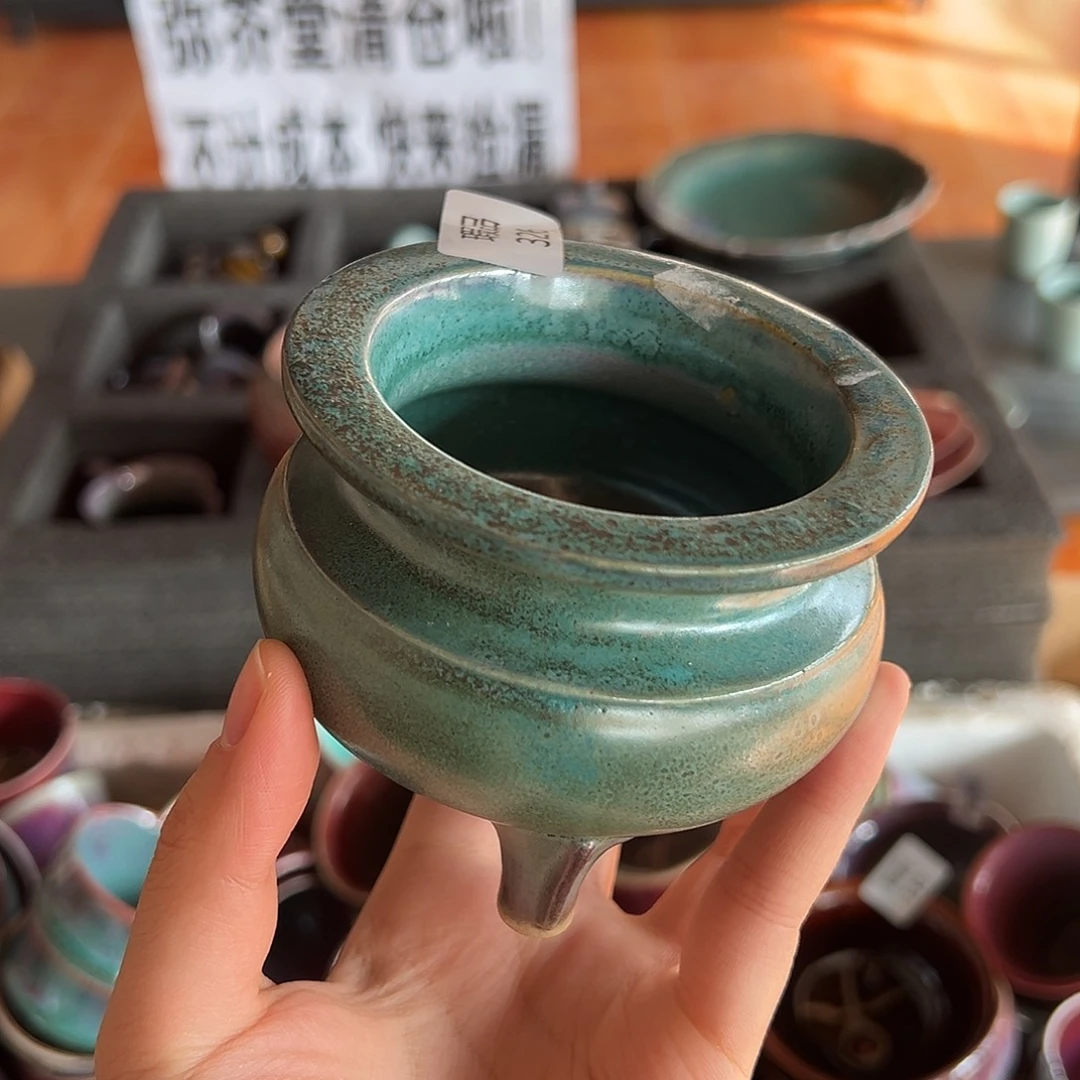 摆件陶窑口自销原矿钧瓷