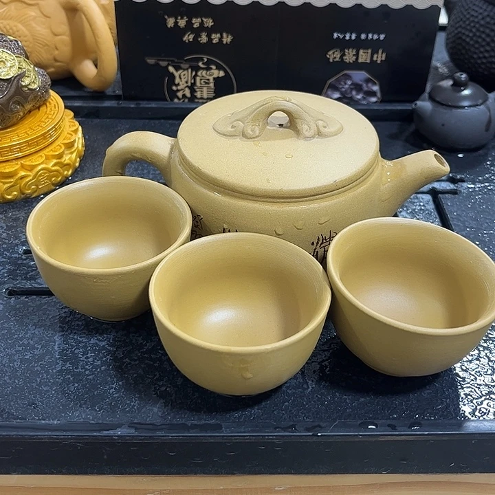 茶案紫砂一壶3杯紫砂壶