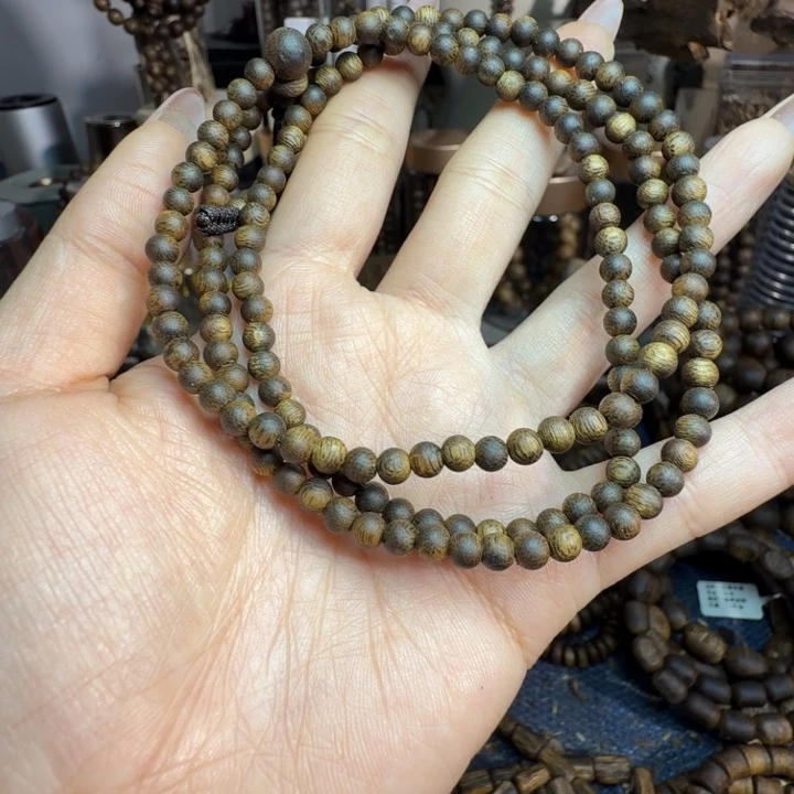 沉香沉香碎屑04圆珠高货多圈海南老料