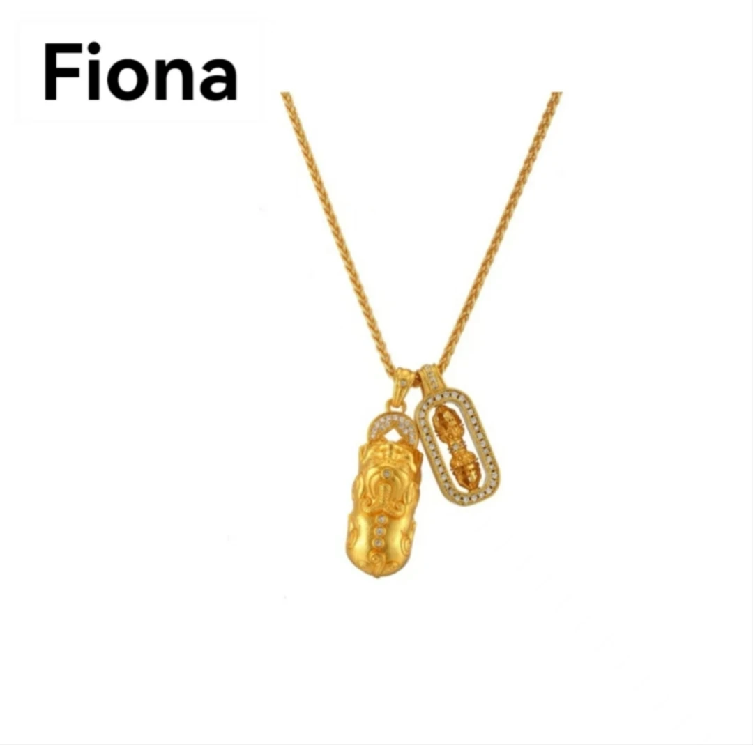 铜合金合成锆石吊坠 （小丸纸专属）新韦雪同款貔貅项链