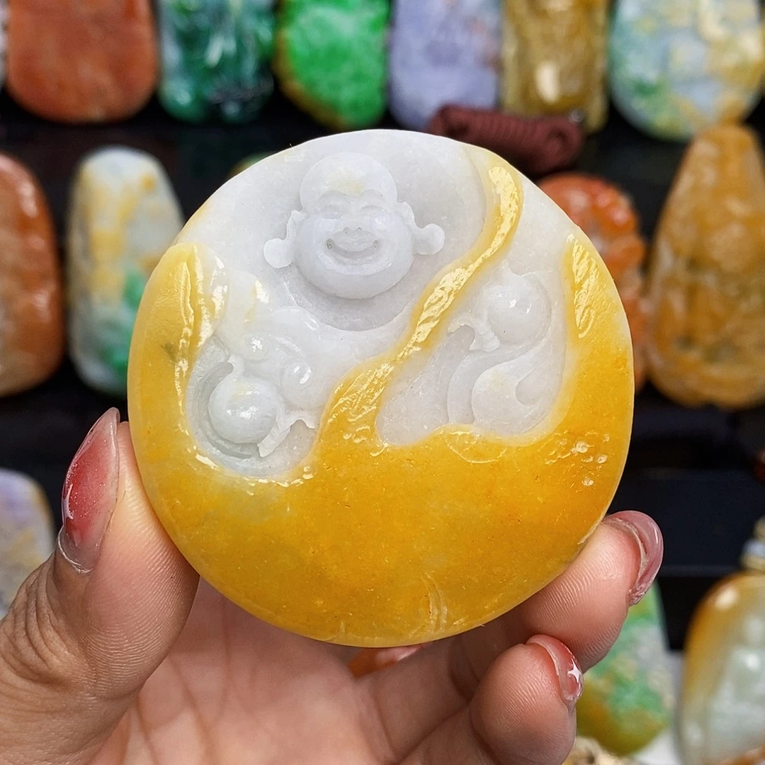定制翡翠未镶嵌翡翠A货一物一证福利款