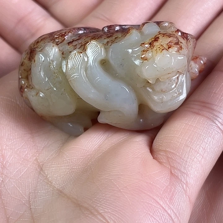 王***来和田玉未镶嵌挂件